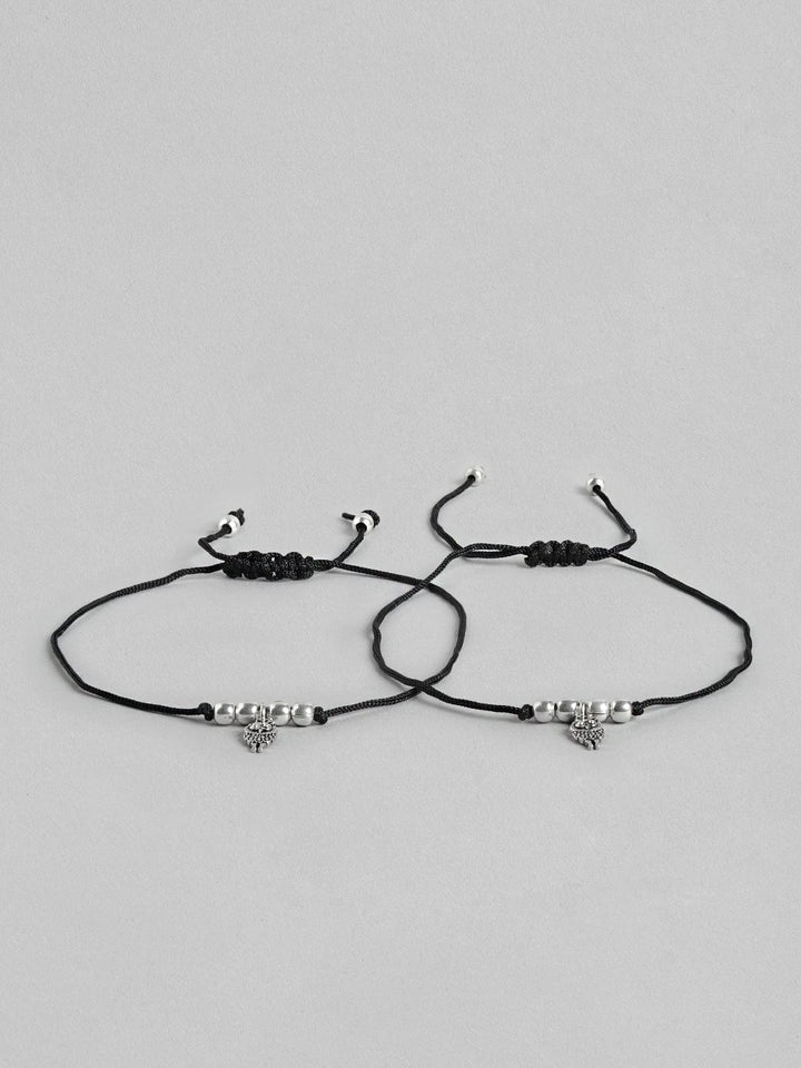 Silver Owl Anklet