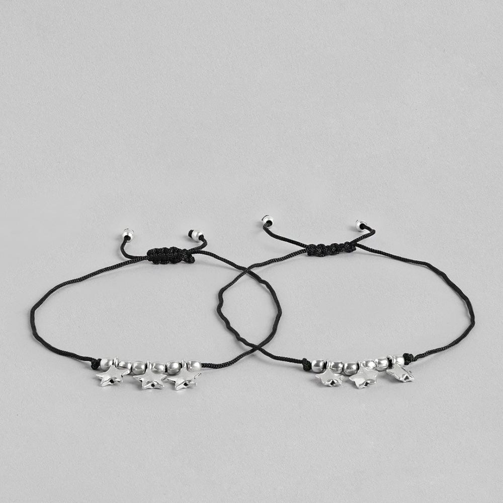 Silver Star Anklet