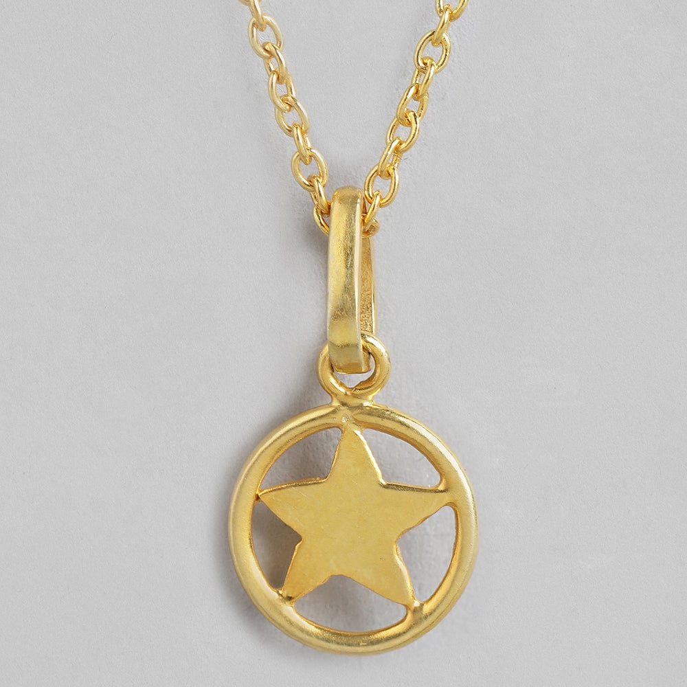 92.5 Silver Star loop Necklace