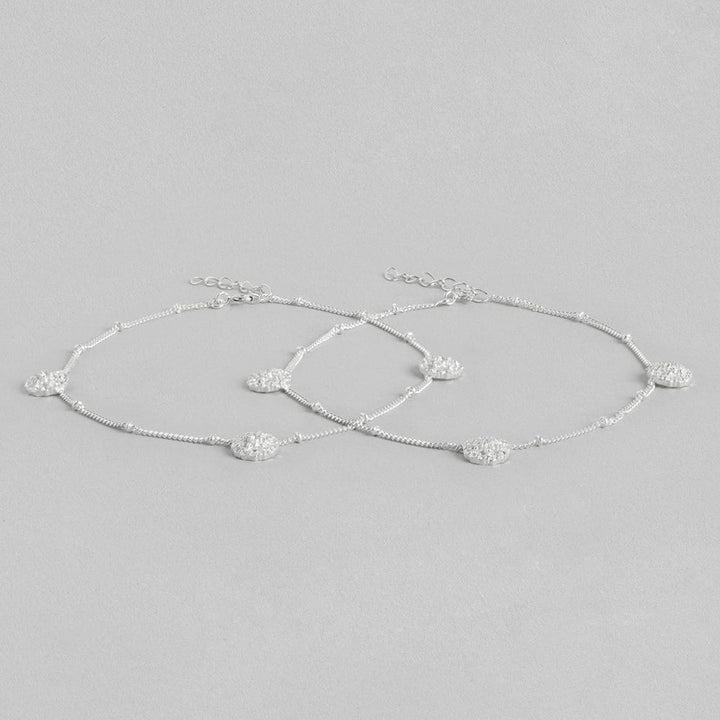 Silver Circle Anklet