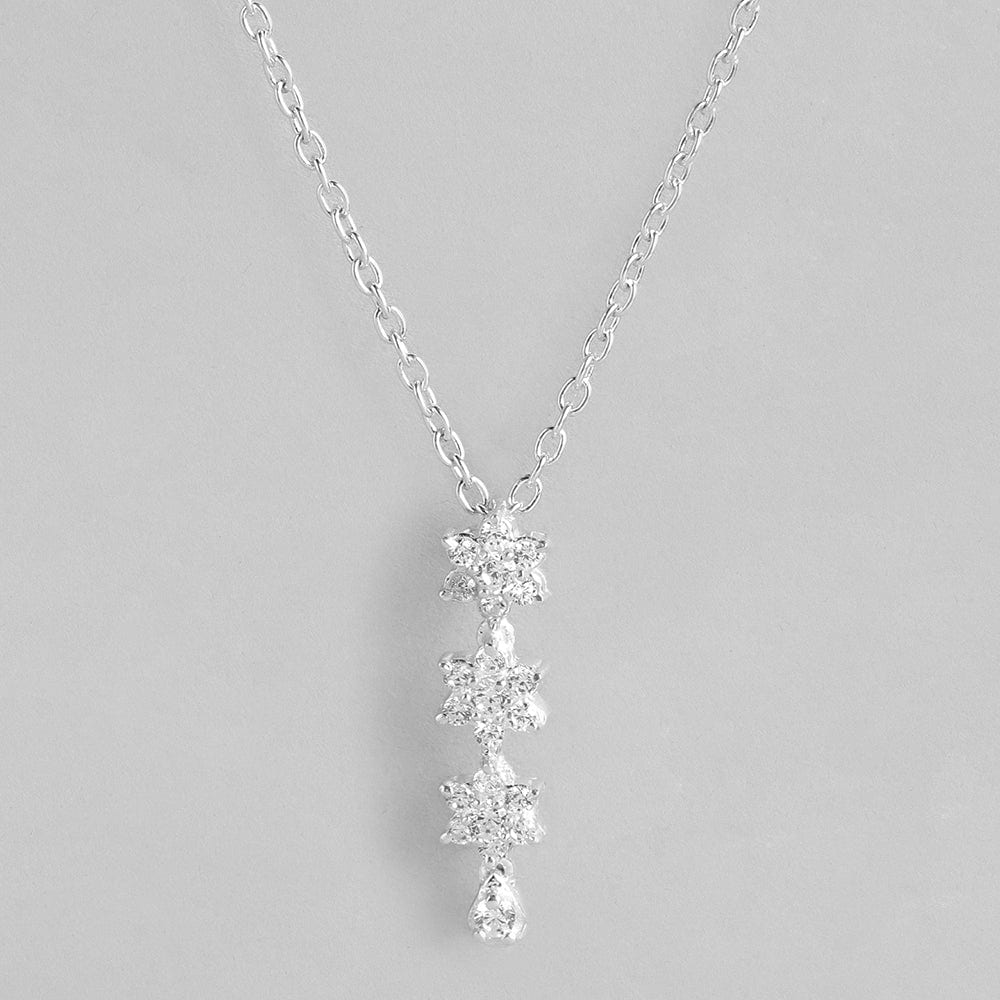 Silver Star Sparkle Necklace