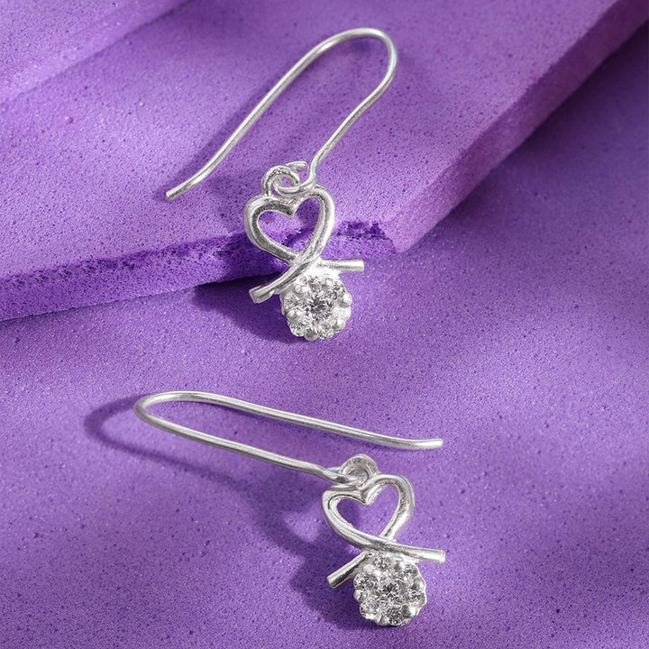 Heartfelt Silver Elegance Earrings