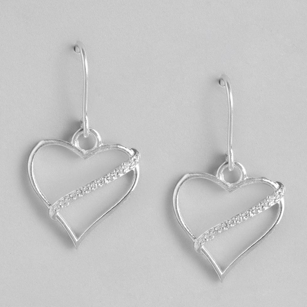 Silver Heart Earrings