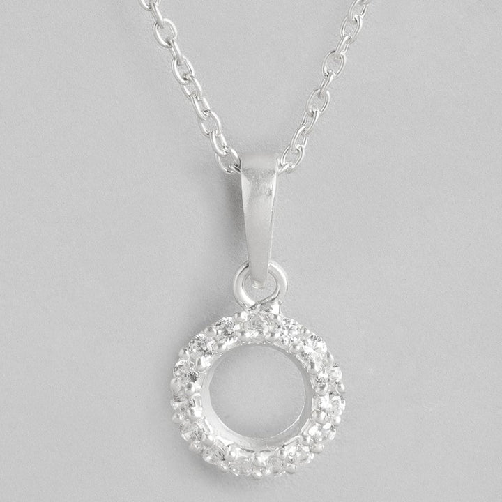 Silver Zircon pendant