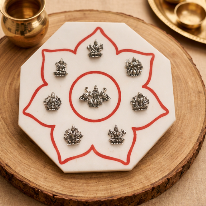 Silver Ashtalakshmi Keepsake