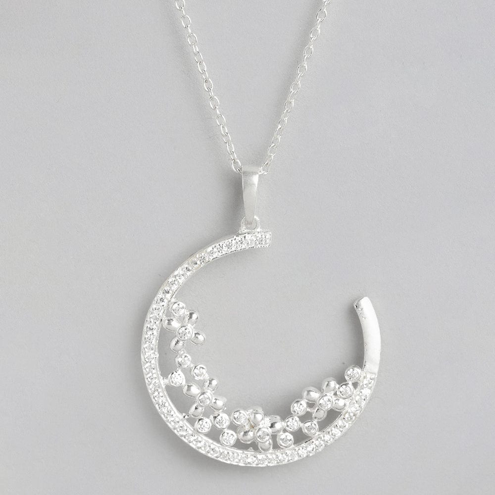 Silver Zircon Necklace