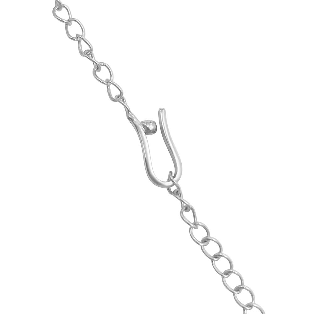 Mithu Love Bird Silver Necklace