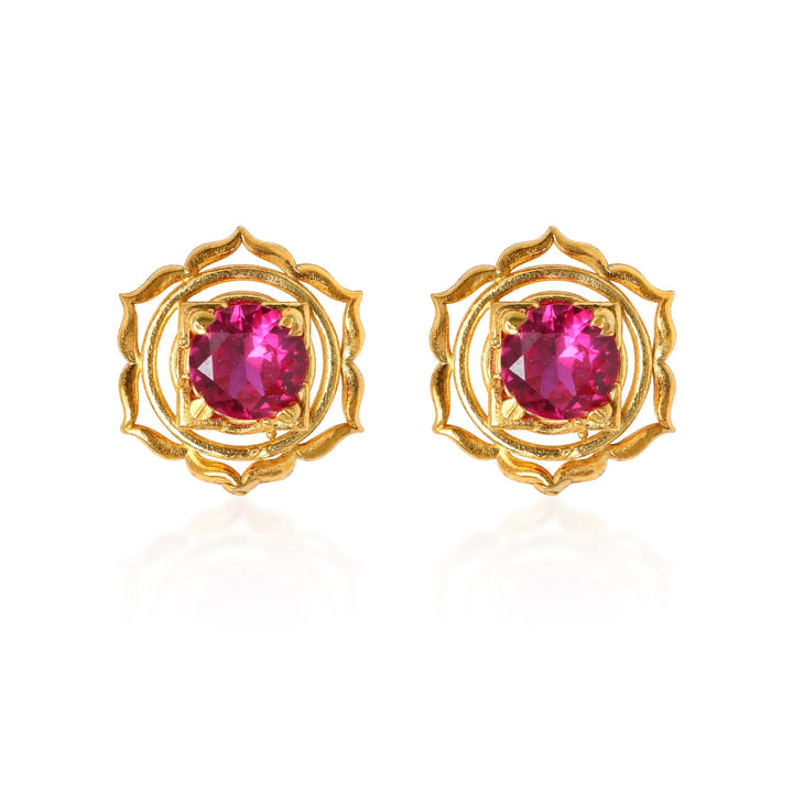 Shakti Yantra Stud Earring