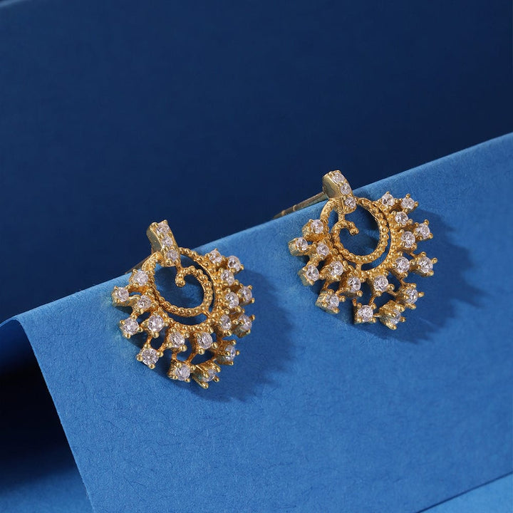 Gold plated Silver Earring