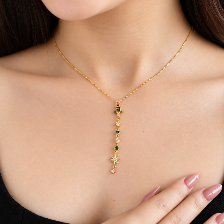 925 Silver Patakha Rocket Necklace