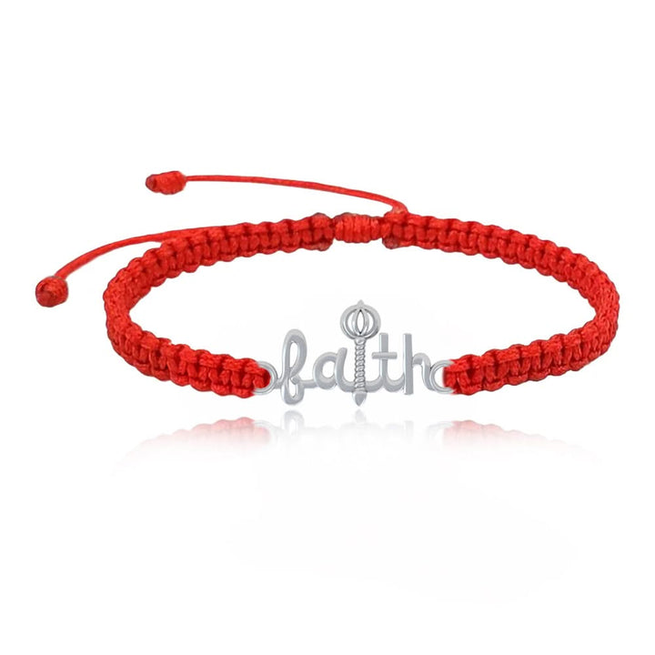 925 Pure Silver Faith Hanuman Gada Bracelet