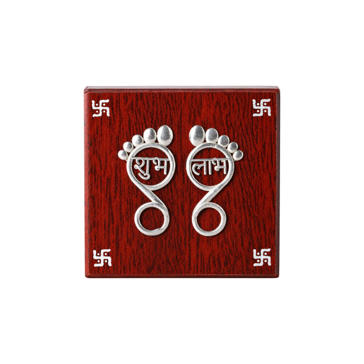 Silver 925 Shubh Labh Lakshmi Charan
