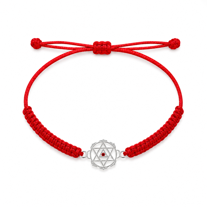 Unniyarcha 925 Pure Silver Shiv yantra Rakhi with Chandan Tilak set