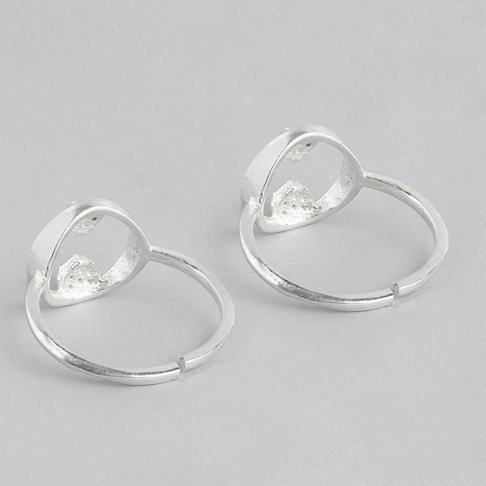 Silver Circle Of Life Toe ring