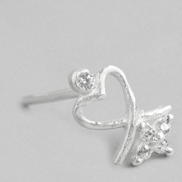 Silver Heart Earring