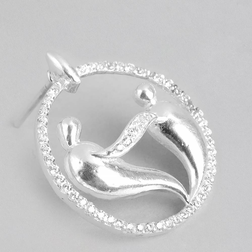 92.5 Silver Earring