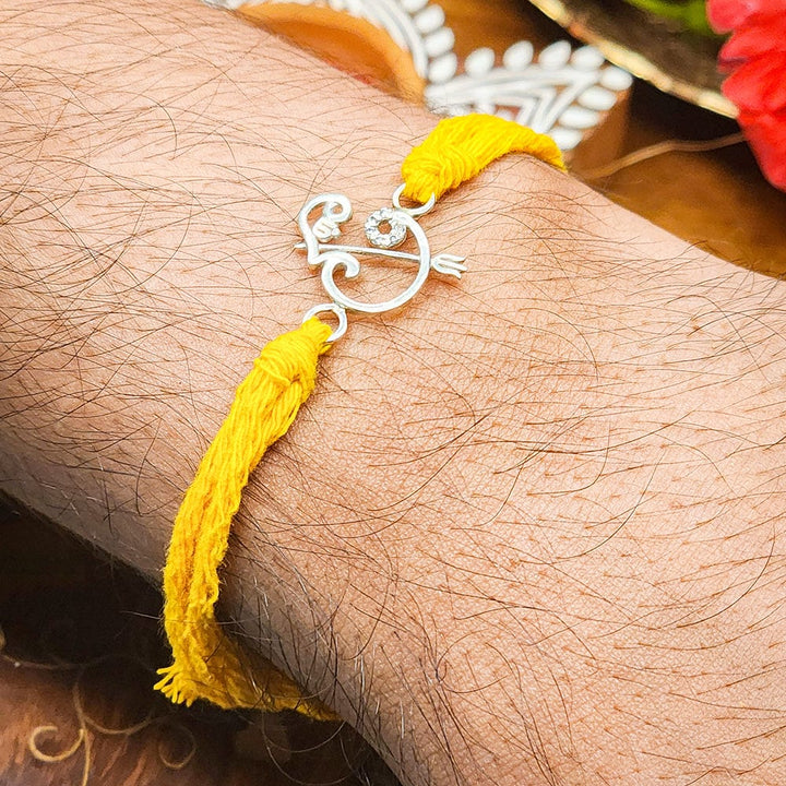 Pure 92.5 Silver Trishul Rakhi