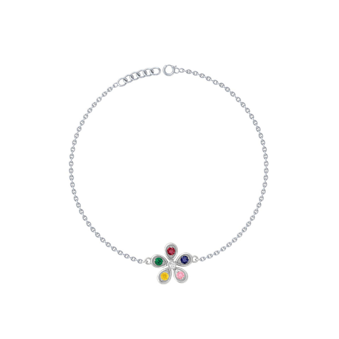 Silver 92.5 Bloom Bracelet