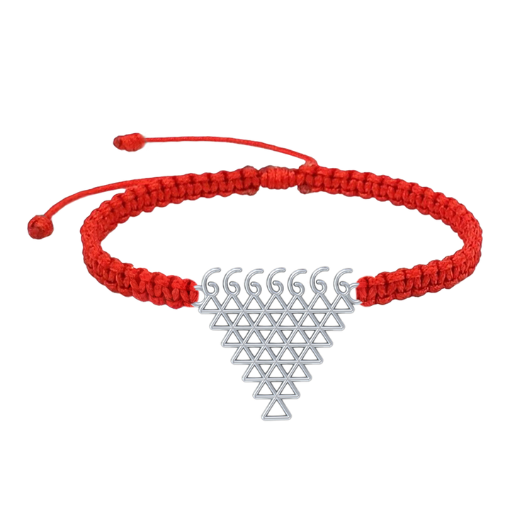 Unniyarcha 925 Pure Silver 7 Line Saraswati Yantra bracelet with Chandan Tilak set