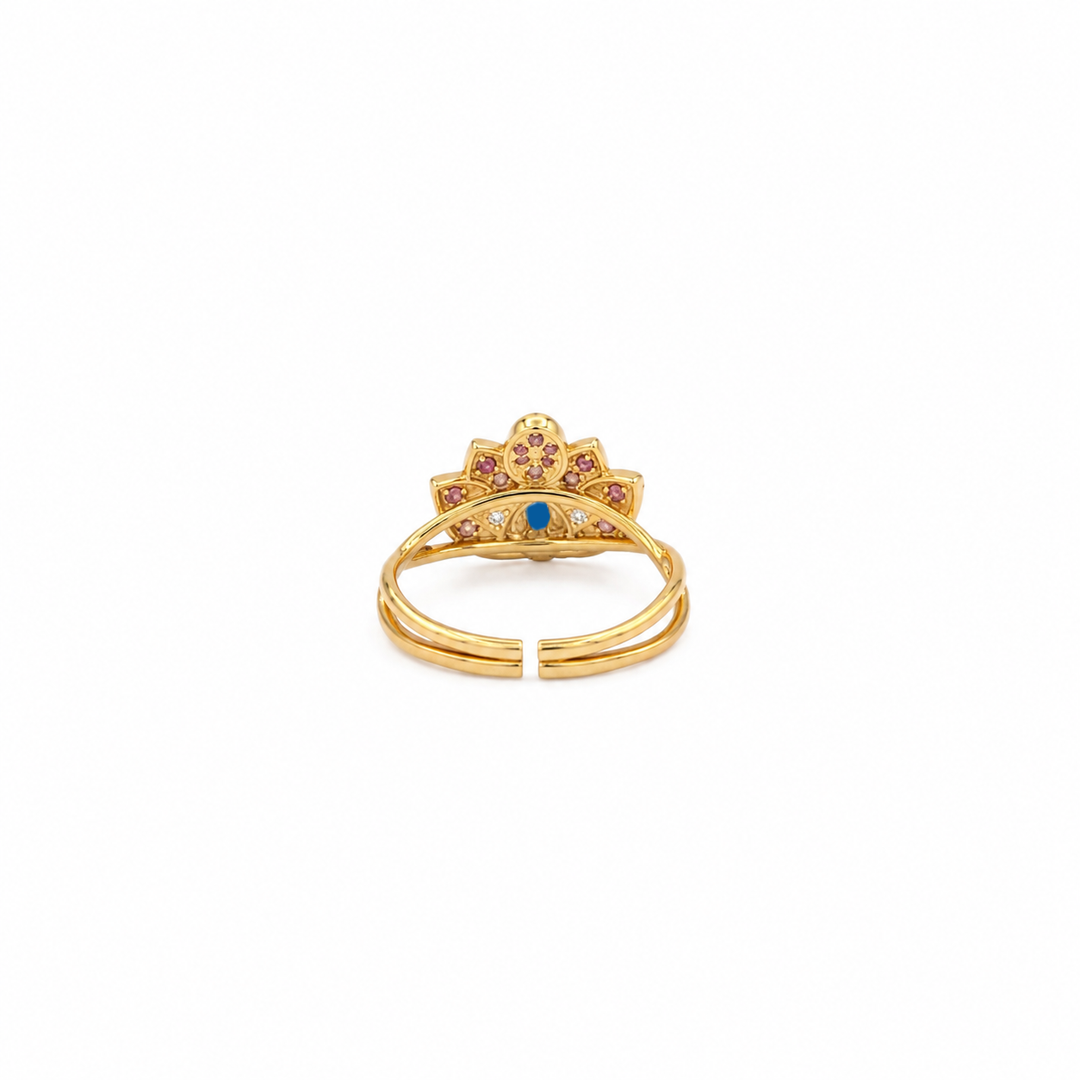 Silver 925 Lotus Nazariya Ring