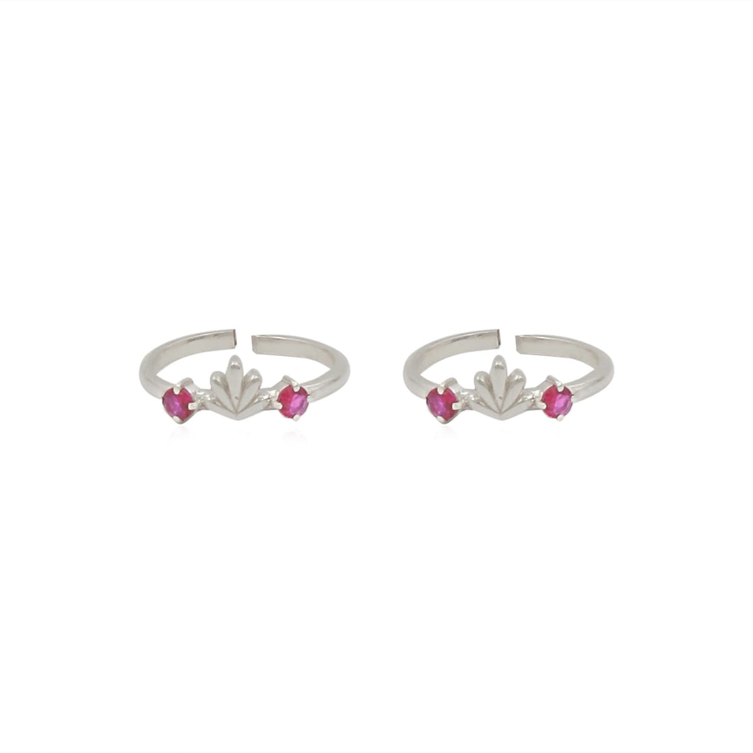 Silver 925 Blush Toe Ring