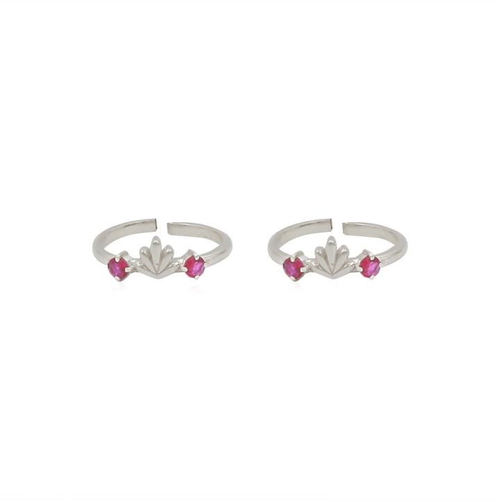 Silver 925 Blush Toe Ring