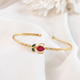 Silver 925 Lotus Cuff Bracelet
