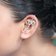 92.5 Silver Lotus Stud Earring