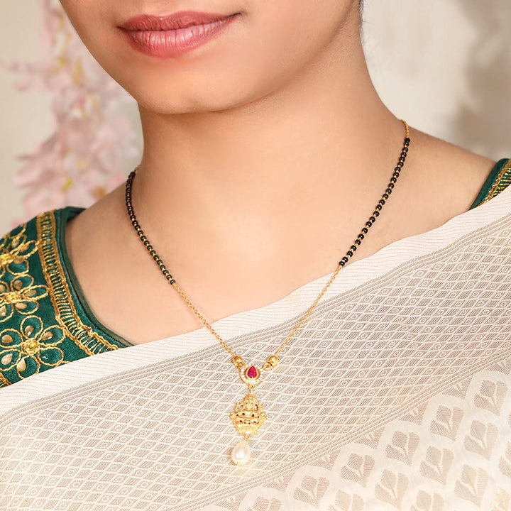 Silver Lakshmi Mangalsutra