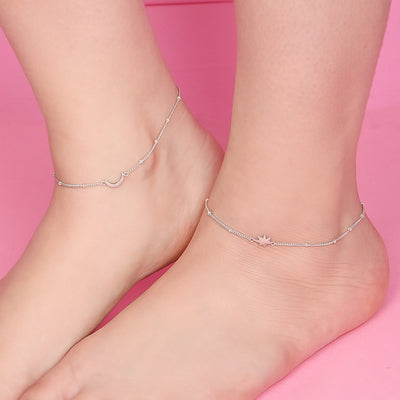 Star And Moon Anklet