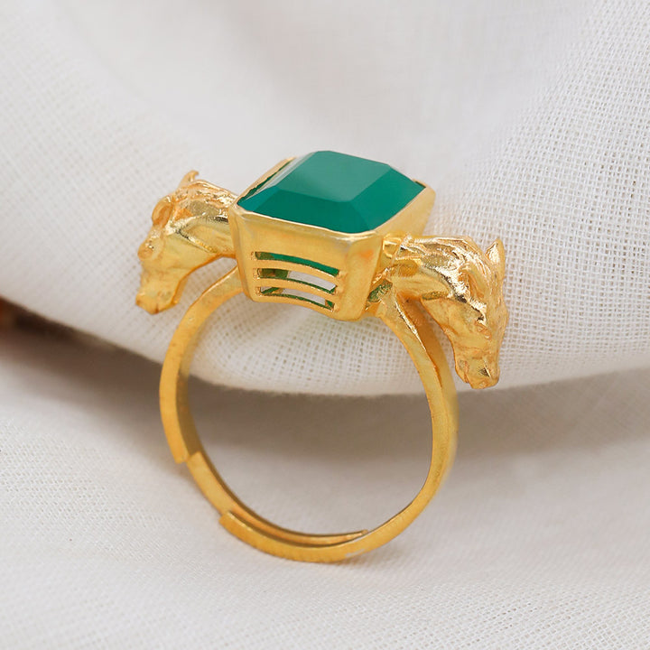 SITAYAN Silver Ashwamedh Ring