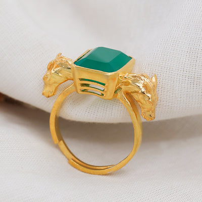 SITAYAN Silver Ashwamedh Ring