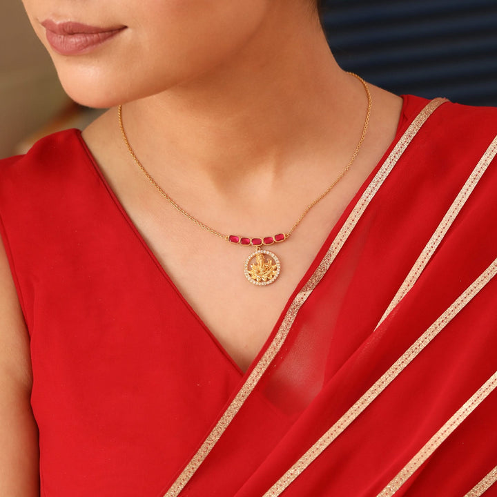 925 Silver Siddhivinayak Necklace