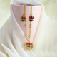 Silver 925 Lotus Pearl Charm Necklace