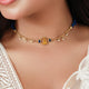 Dhan Lakshmi Lapis Lazuli Pearl Choker Necklace