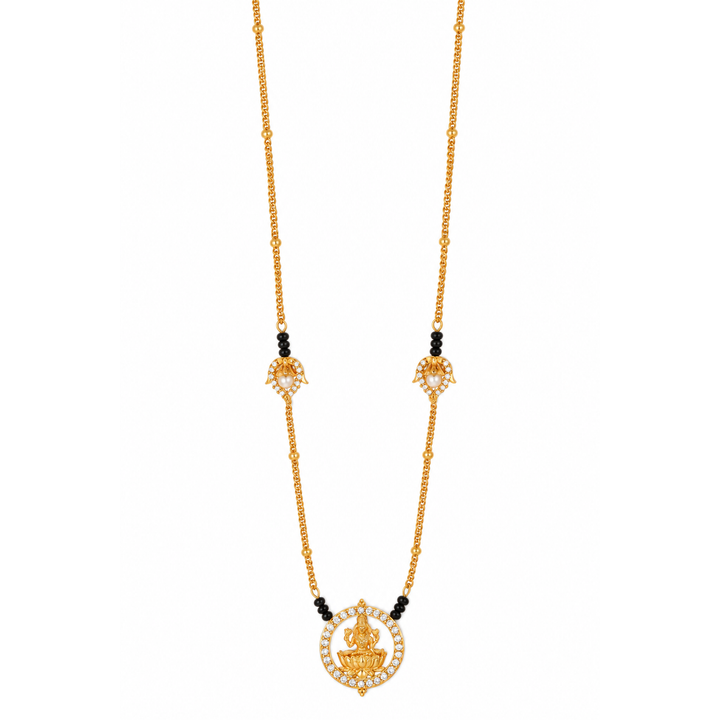 Silver 92.5 Dhan Lakshmi Mangalsutra Necklace