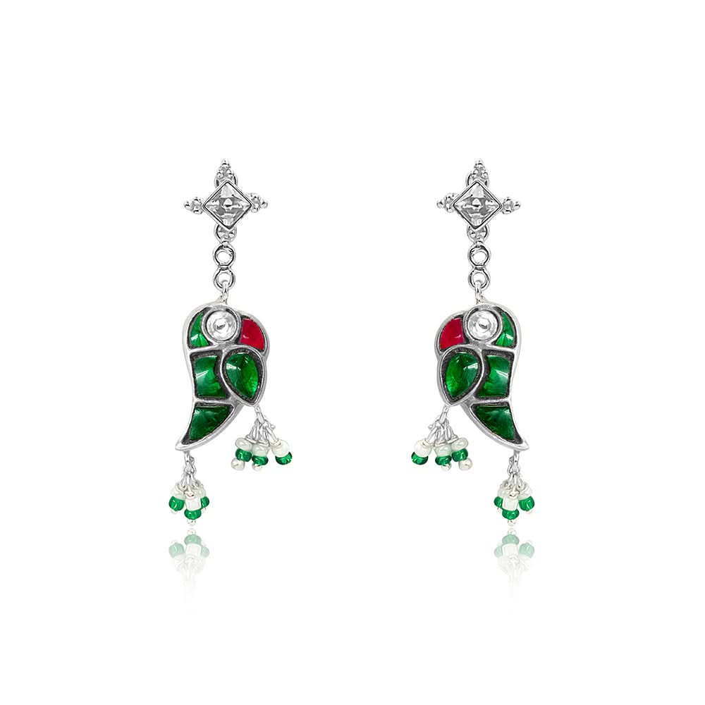 Mithu Silver Stud Earrings