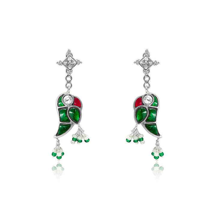 Mithu Silver Stud Earrings