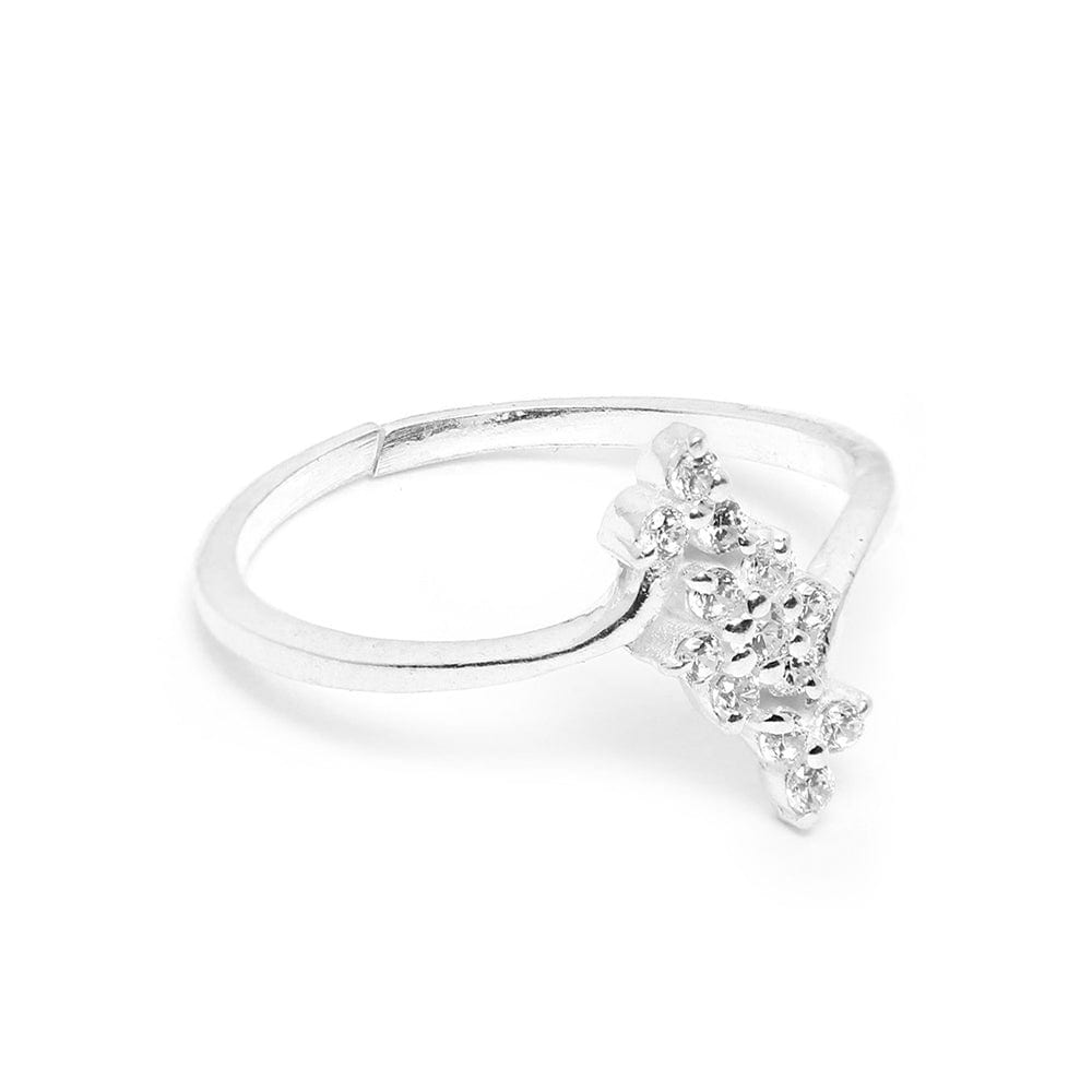 Silver Zircon Ring