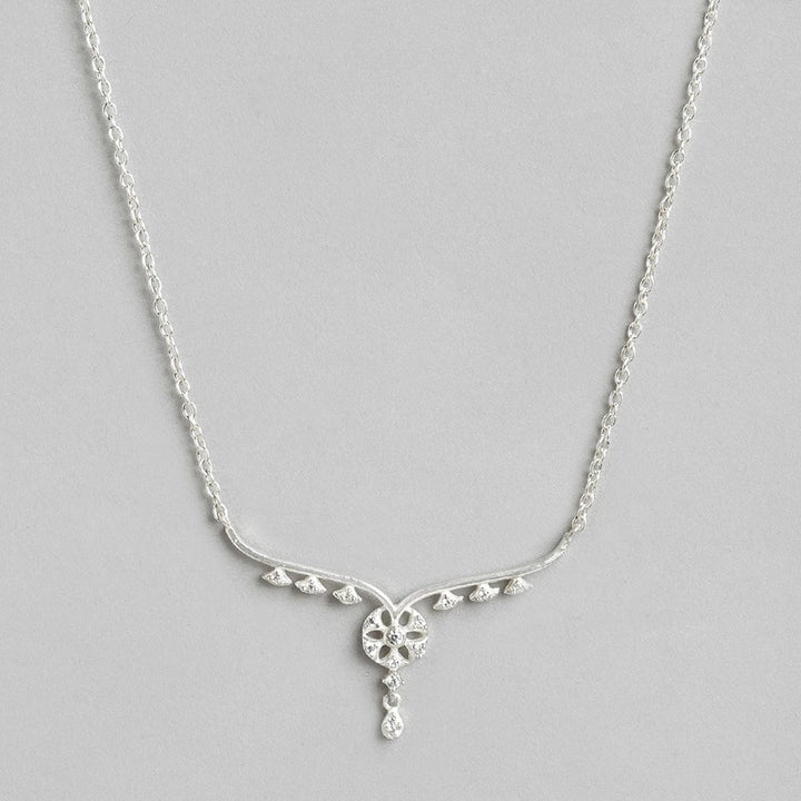 Silver Sparkler Necklace