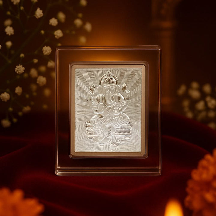 Pure 999 Silver Ganesh Blessing