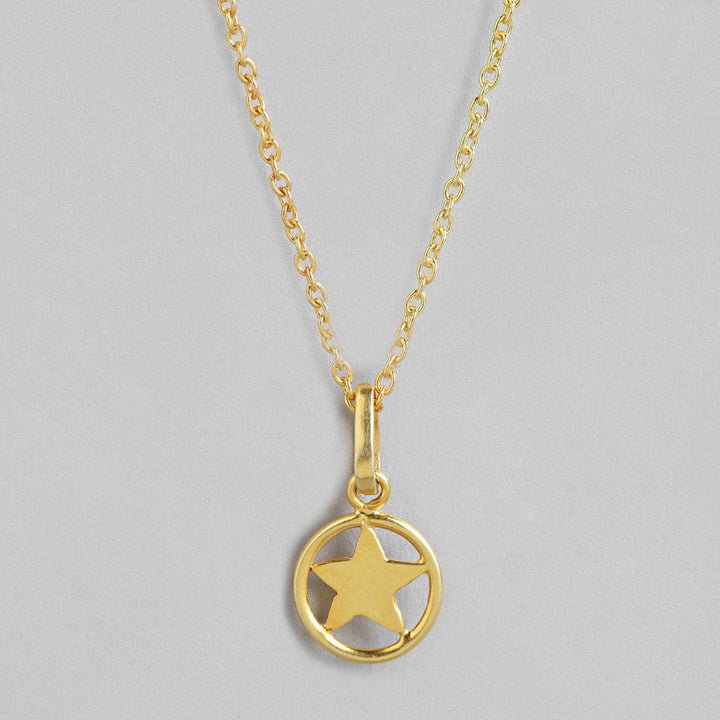 92.5 Silver Star loop Necklace