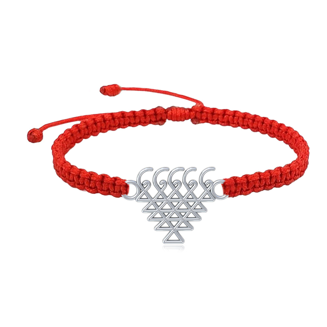 Unniyarcha silver 925 5-line pure Saraswati Yantra Bracelet with Chandan Tilak set
