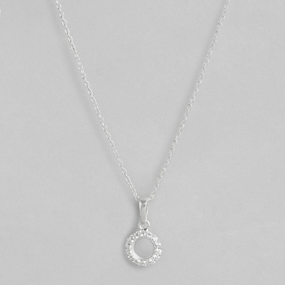 Silver Zircon pendant