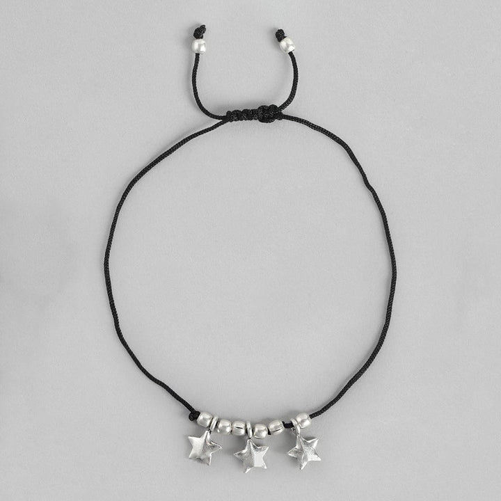 Silver Star Anklet