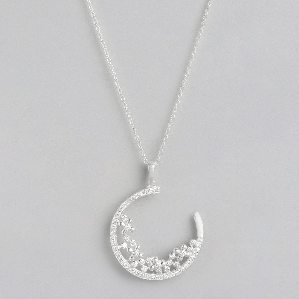 Silver Zircon Necklace