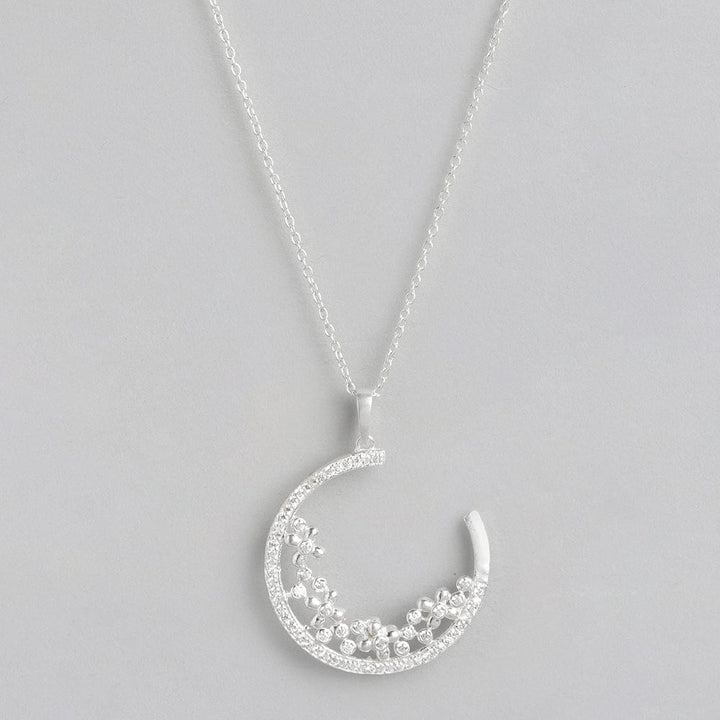 Silver Zircon Necklace