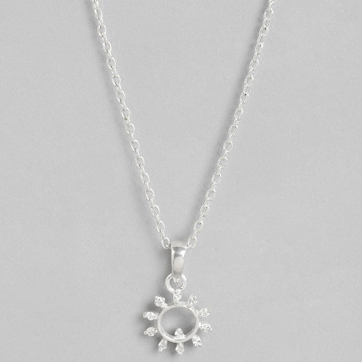 92.5 Silver Sun Necklace