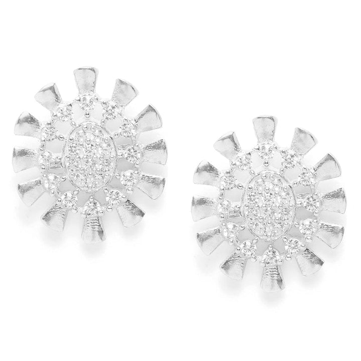 silver sun studs