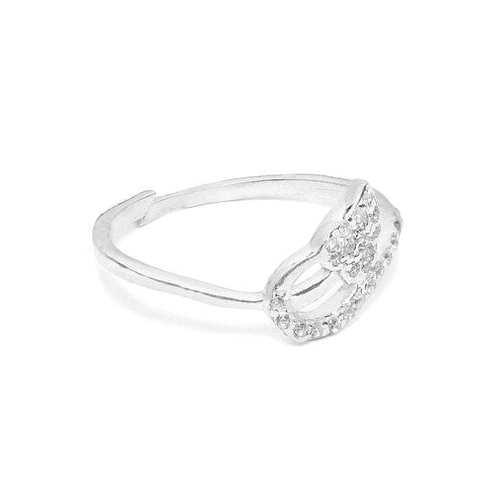 Silver Zircon Ring